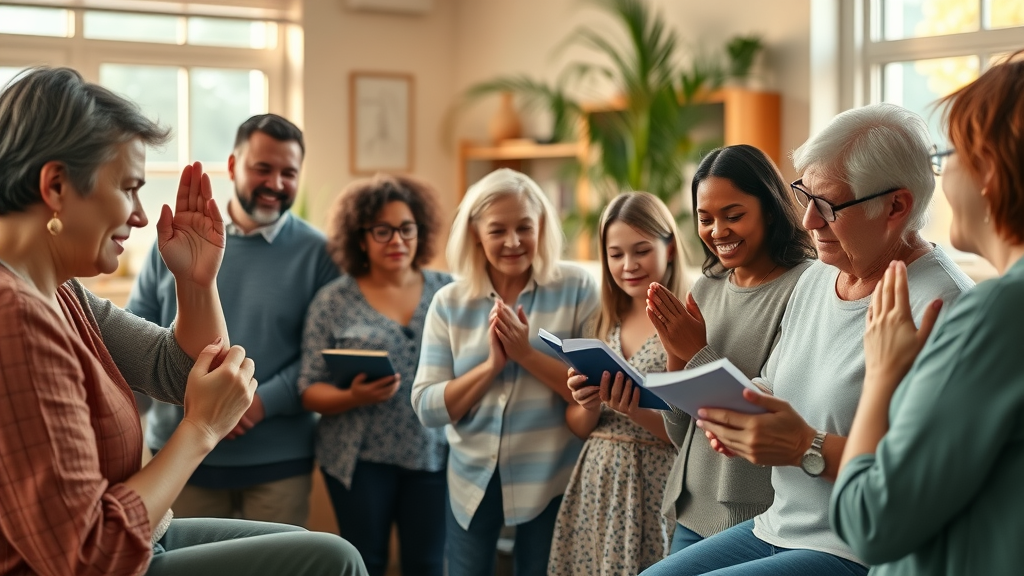 people sharing heartfelt miracle stories christian church community inspirational